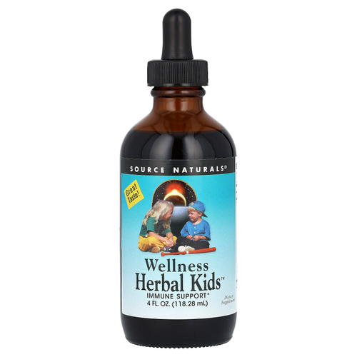 Source Naturals, Wellness Herbal Kids™, 118,28 мл (4 жидк. унции)