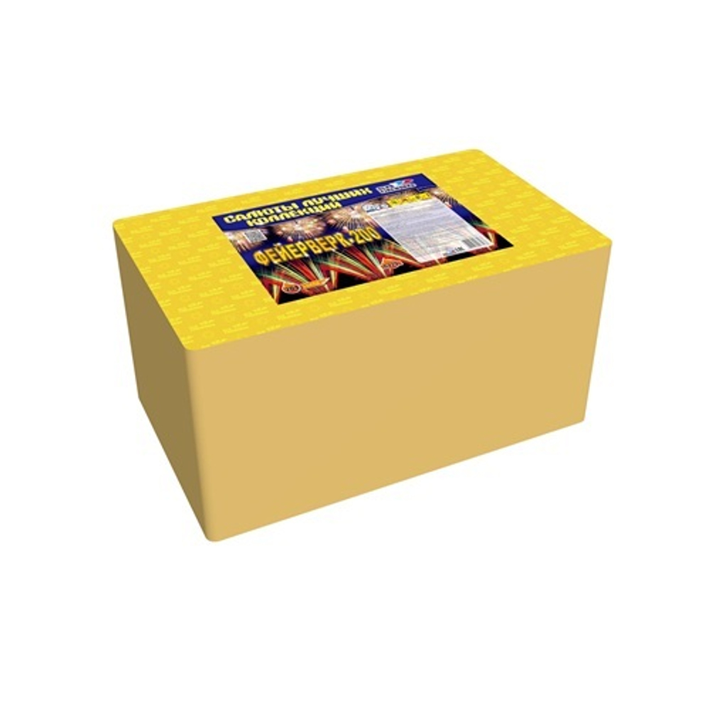 Фейерверк, батарея салютов Фейерверк-200 204 х 1"-1.2"