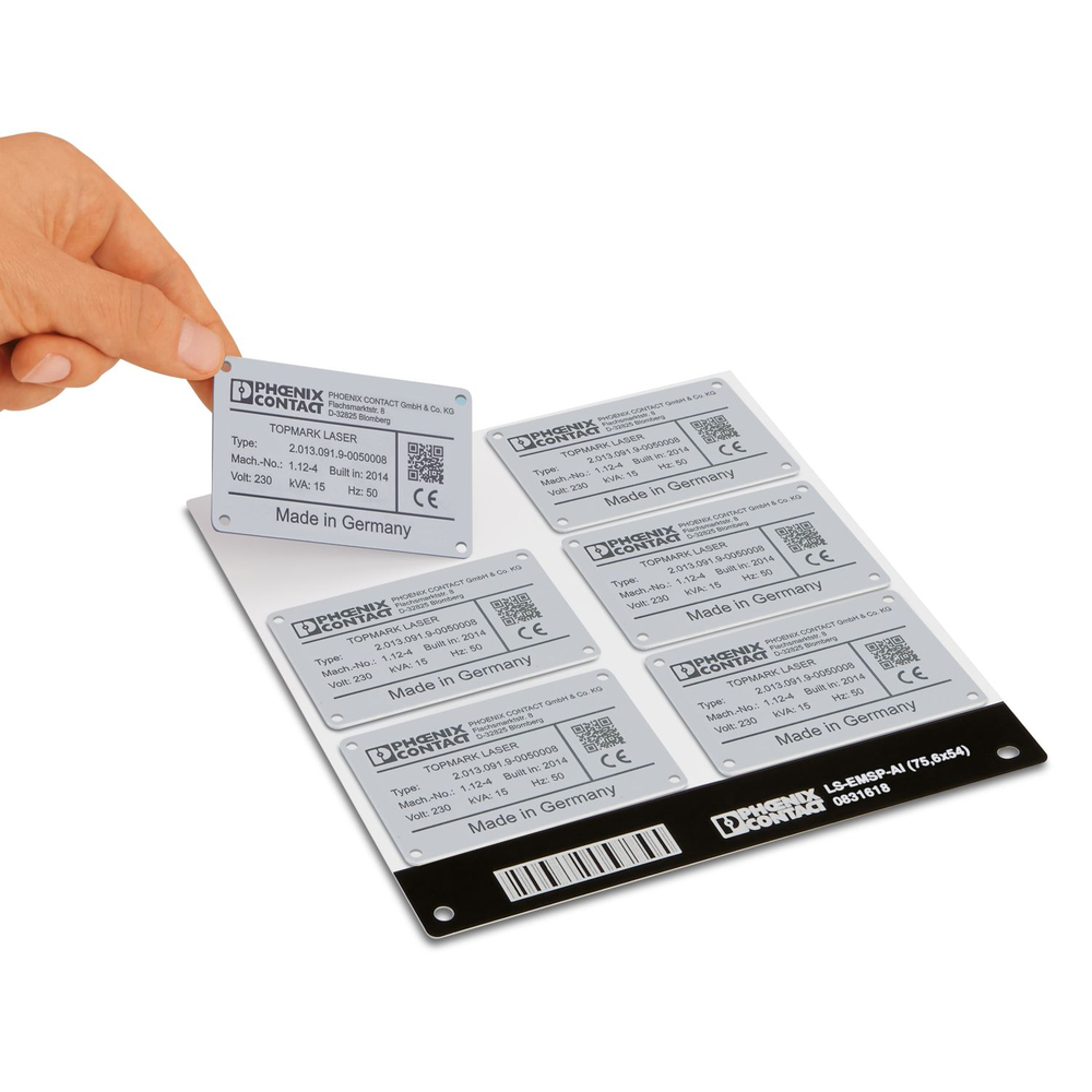 0831918 - LS-EMSP-AL (150X80) BK CUS - Маркеры для устройств