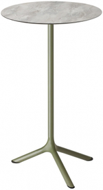 Стол ламинированный барный складной Scab Design Tripe Folding, оливковый, каменный