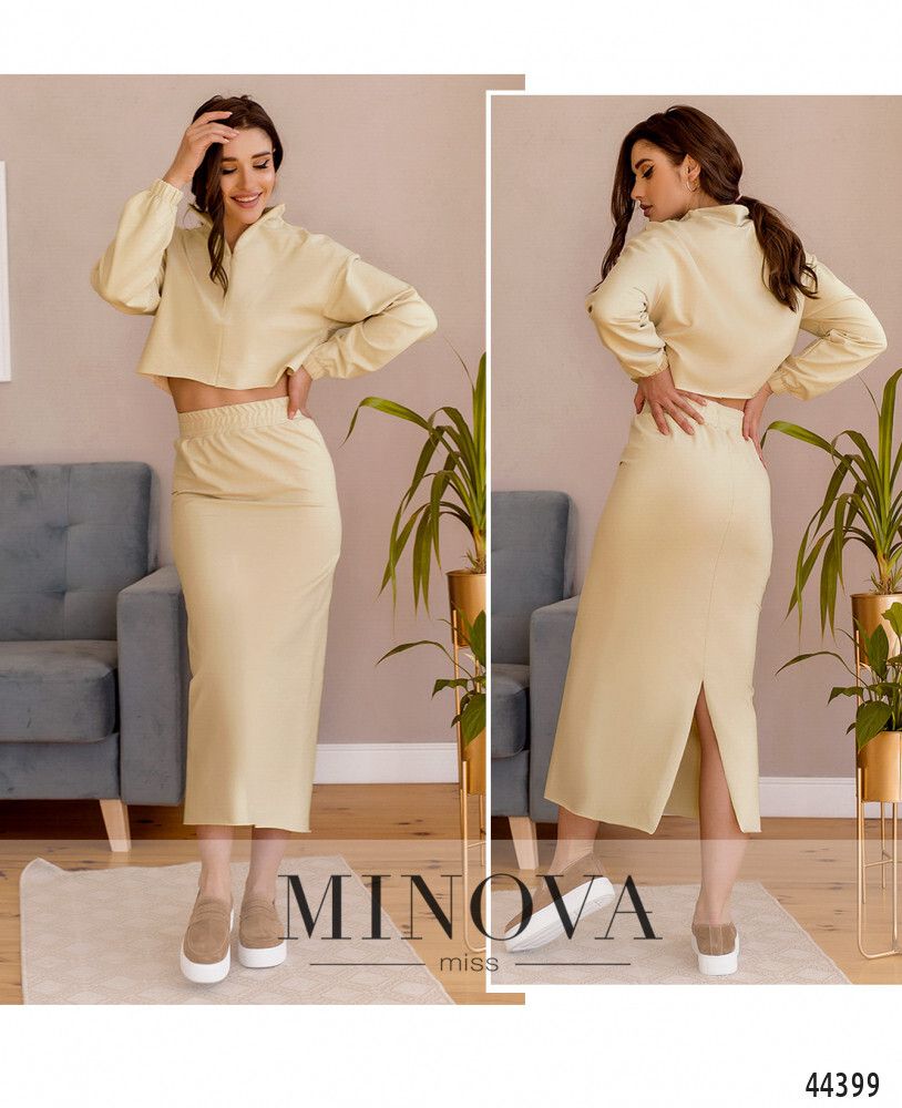 Костюм 2162-бежевый Minova