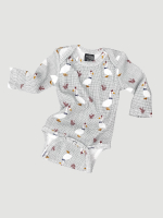 Боди Mjölk Гуси с длинным рукавом