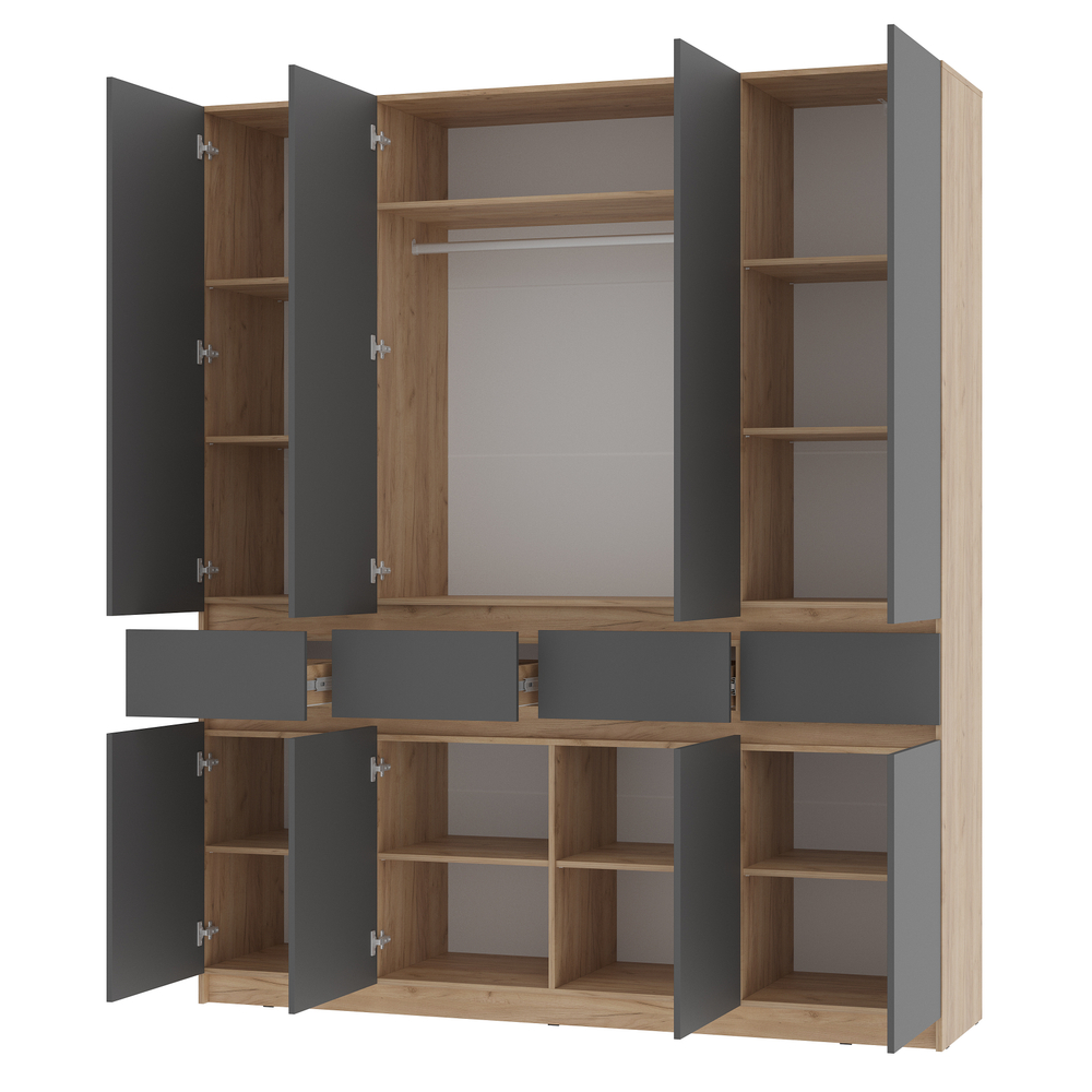 Шкаф 4-х створчатый Багира ШК-13