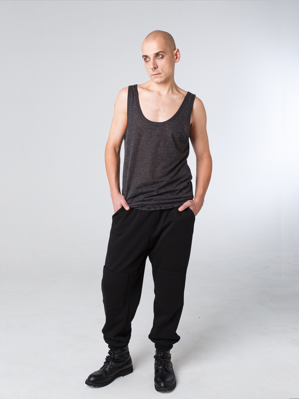 Майка унисекс "Серость". Серый меланж