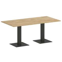 Onix Direct Стол прямоугольный O.SPRG-4 Тиквуд Светлый/Металл Антрацит 1800*900*750