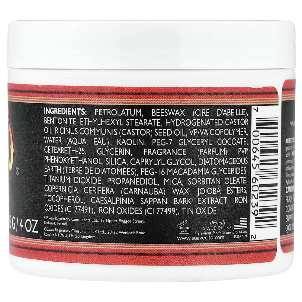 Suavecito, помада, глина, 113 г (4 унции)