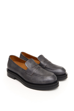 LOAFERS Gray metallic