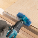 Щетка нейлоновая дисковая "Звезда" (d100 мм, синяя, G240, 6 мм) Makita D-45755 100 мм 240G Звезда Нейлон Синяя Финишная полировка