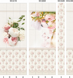 Панель ПВХ фотопечать 3D Panda Прованс 2700х250 мм