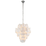 Подвесная люстра Belfast Dublin 6002 / 500 CH WH Хром / Белый