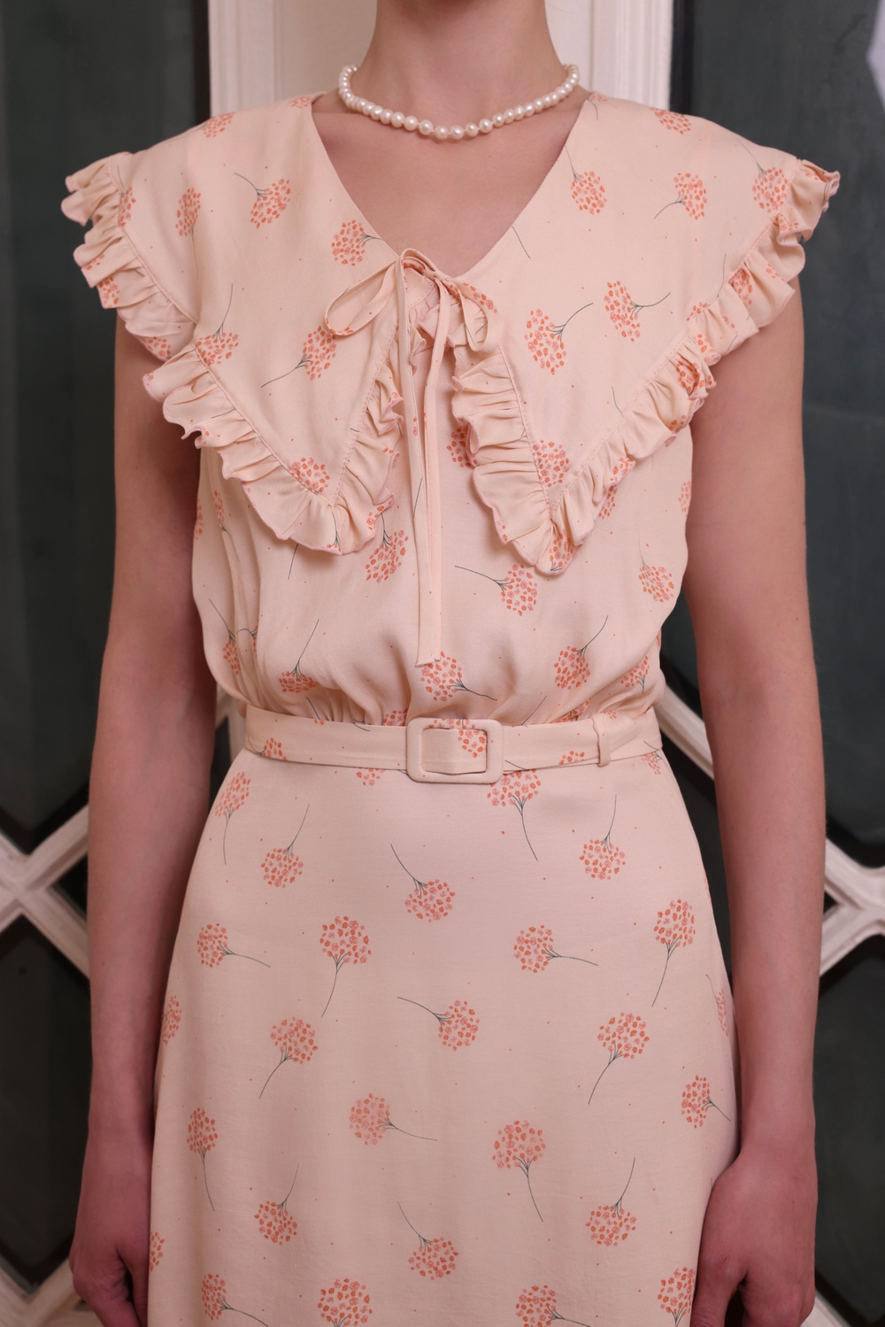 Платье «Ирис», персиковый