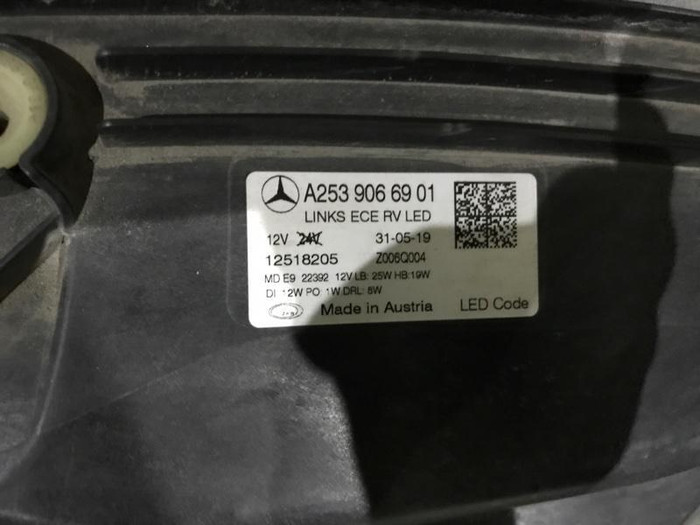 Фара левая Mercedes GLC X253 (2019-2022) LED