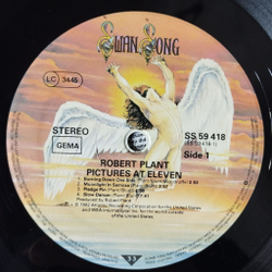 Винтажная виниловая пластинка LP Robert Plant Pictures At Eleven (Germany 1982) Moonlight In Samosa