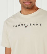 Футболка LINEAR LOGO TEE EXT Tommy Jeans - экрю(DM0DM17993)