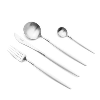Набор столовых приборов Cutipol Goa White 24пр матовый GO.006.W