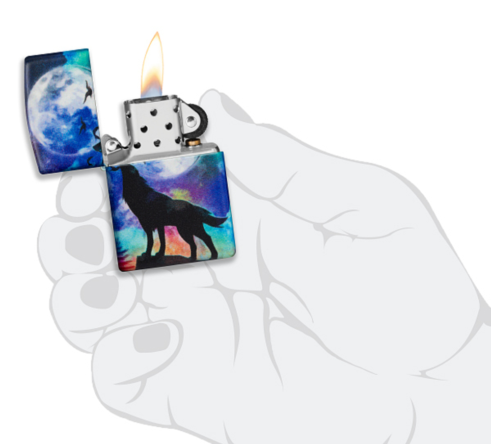 Зажигалка ZIPPO Wolf Design 49683