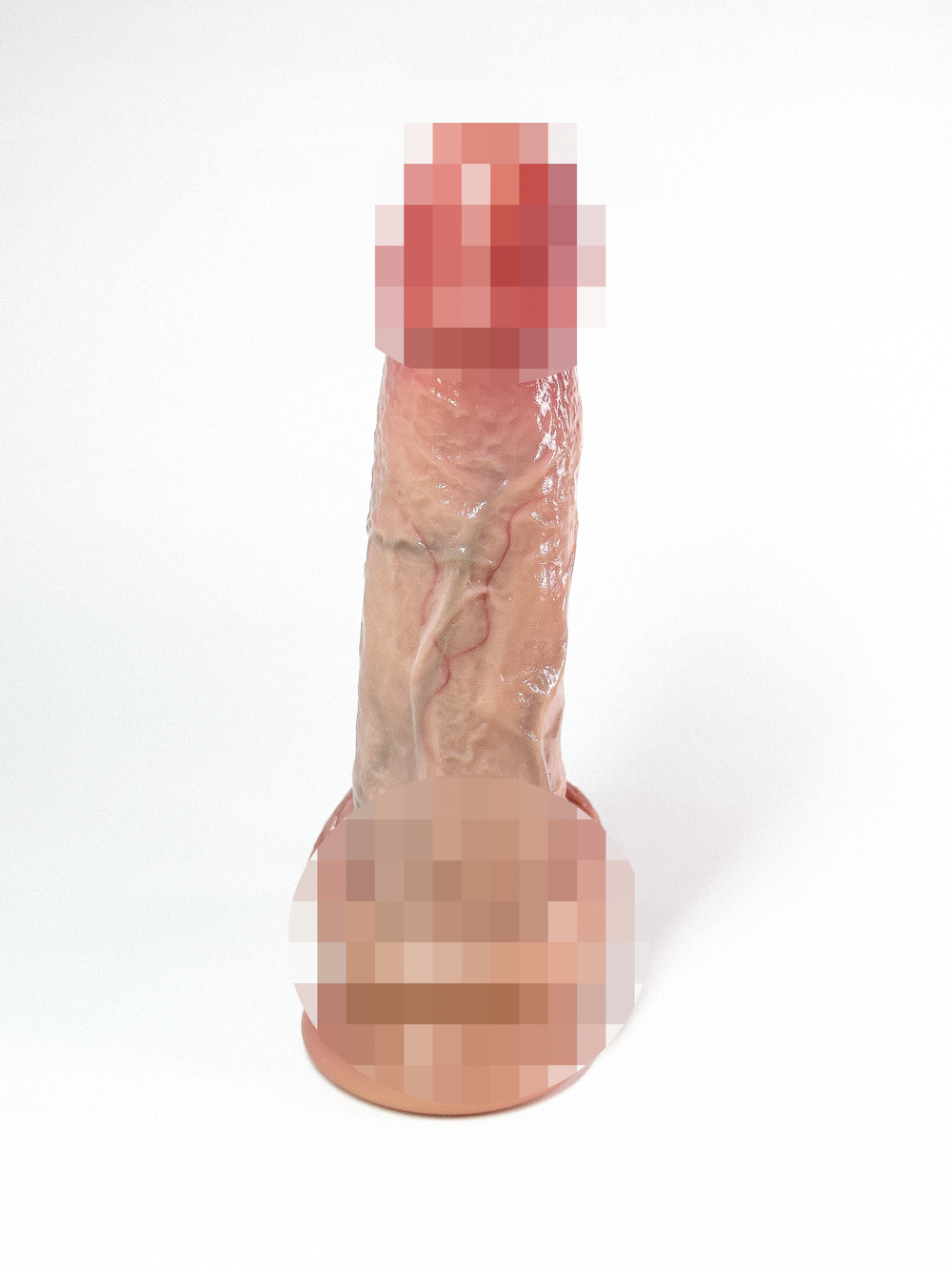 Фаллоимитатор на присоске с мошонкой №37 SGAN 4X18,5, телесный (14 см рабочая длина)