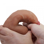 Реалистичный фаллоимитатор на присоске Duvall (19,3*4,5 см)