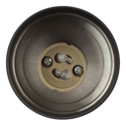 Светильник подвесной (подвес) ЭРА PL33 BK/GD MR16 GU10 потолочный цилиндр черный, золото | Подвесные светильники