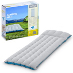 Мaтрас нaдувной Intex 67997 Camping Mat 184х67х17 см / Кoврик нaдувной Интeкс туристический велюровый в палатку для кемпинга и туризма