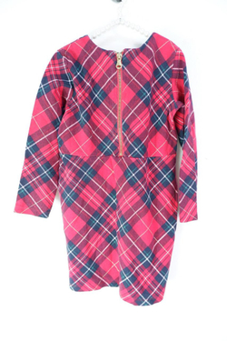 Платье в яркую клетку на 3-4 года