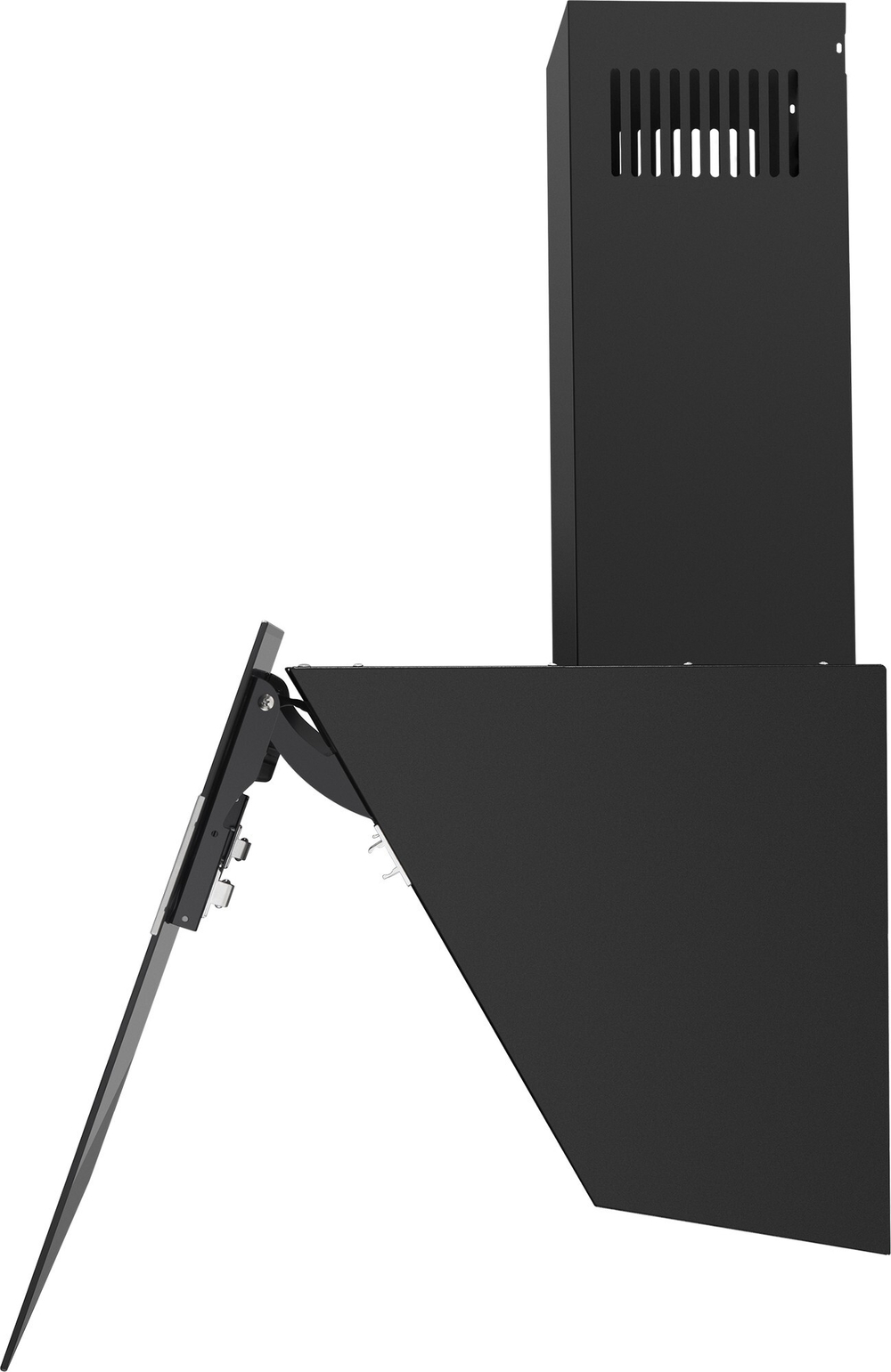 Кухонная вытяжка MAUNFELD Moon 60 черный\вставка сатин фото 7