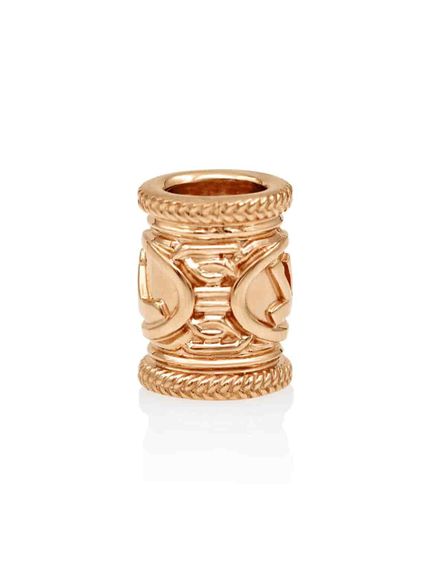 Фотография руны Феху из красного золота 585 пробы, вид боковой.