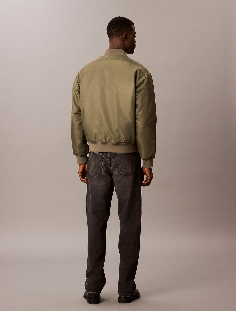 Бомбер Calvin Klein Nylon Bomber Jacket Dusty Olive