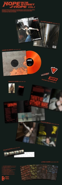 Винил j-hope - HOPE ON THE STREET VOL.1 [Special Album] Color LP