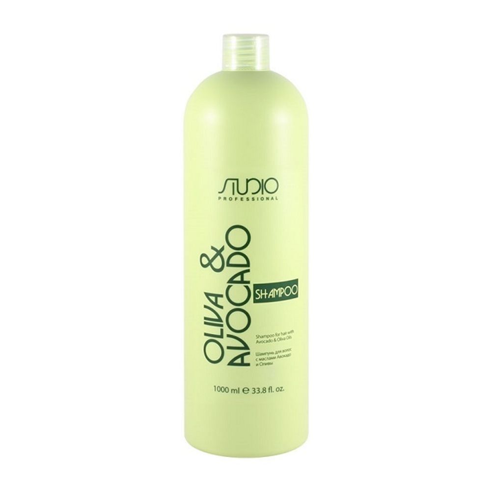 Увлажняющий шампунь для волос с маслами Авокадо и Оливы Kapous, 1000 мл.