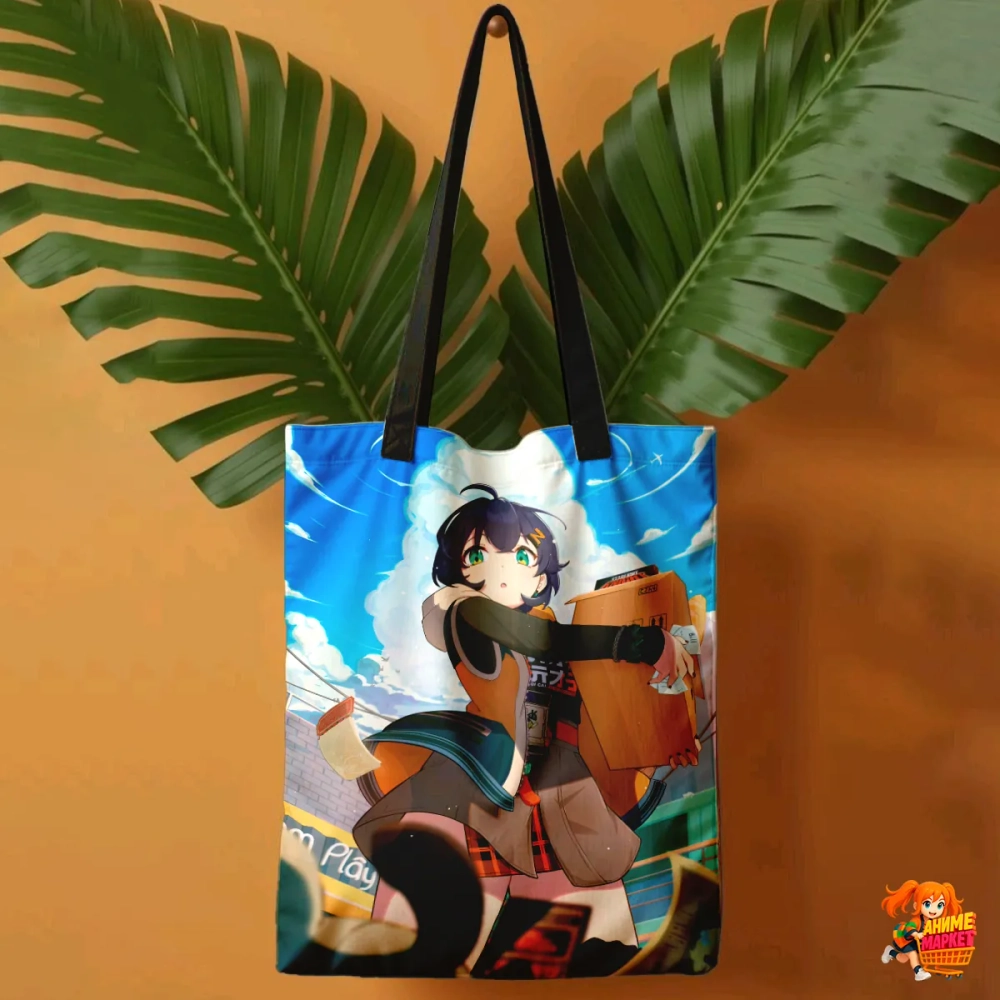 Сумка шоппер с принтом Zenless Zone Zero