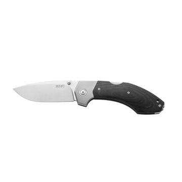 Нож скл."HERO", ст.Bohler M390,кл.StoneWash, рук.титан/черн.микарта,отверств.д/темляка,клипса
