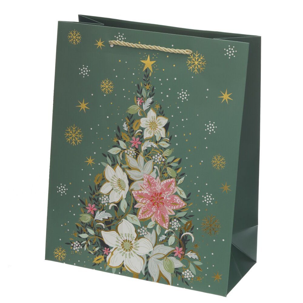 GAEM Пакет подарочный M (бумага 210г/м2, блок 12шт), L26 W12 H32 см, 82в.