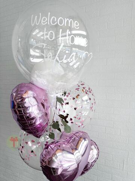 Фонтан с баблсом Welcome