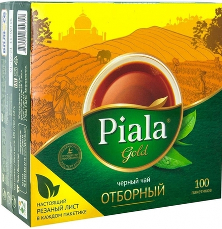 Чай черный Пиала отборный 100 пакетиков