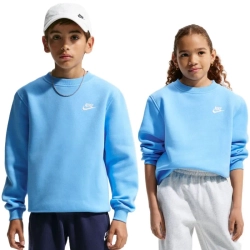 Детская теннисная куртка Nike Kids Sportswear Club Fleece - football blue/white
