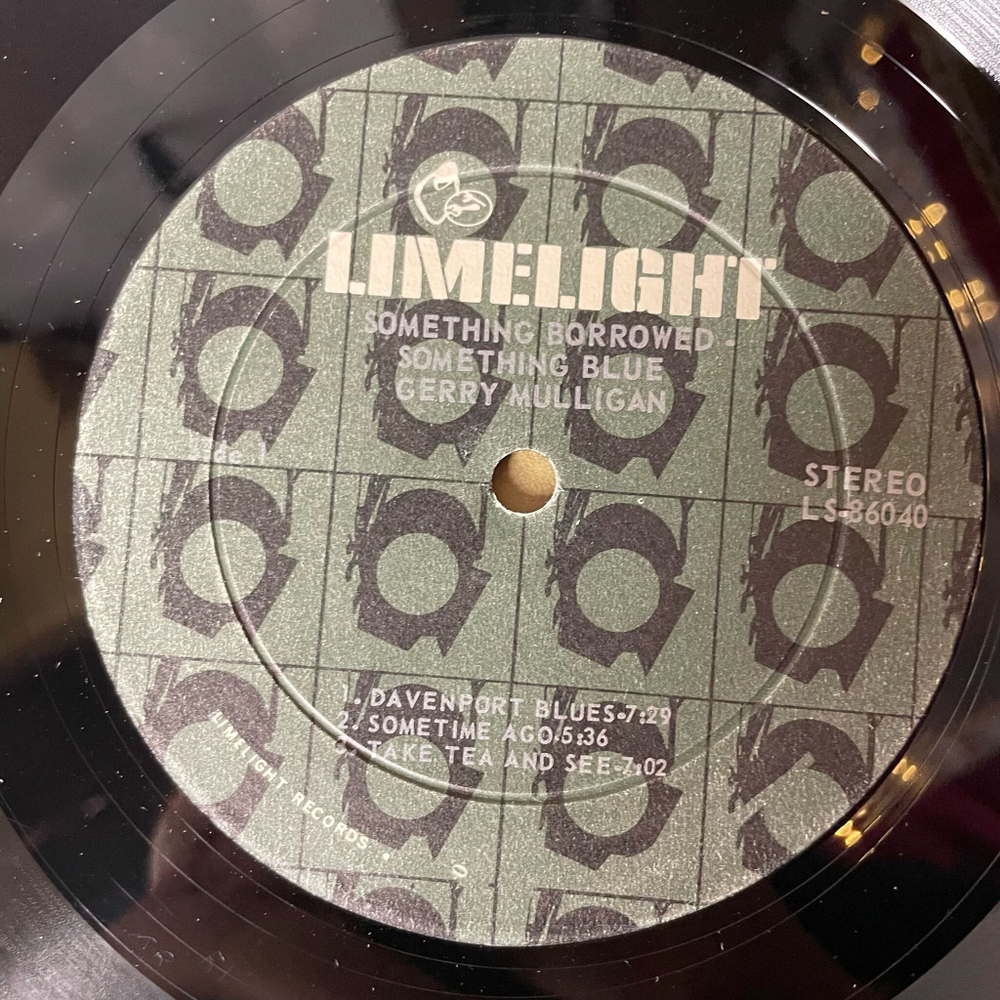 Винтажная виниловая пластинка LP Gerry Mulligan Something Borrowed Something Blue (USA 1966)