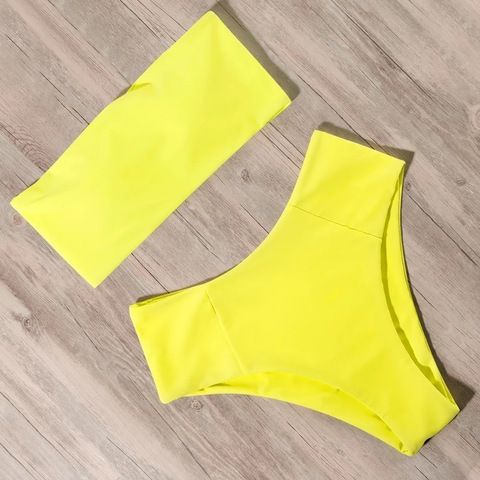 Купальник бандо BANDO YELLOW-2