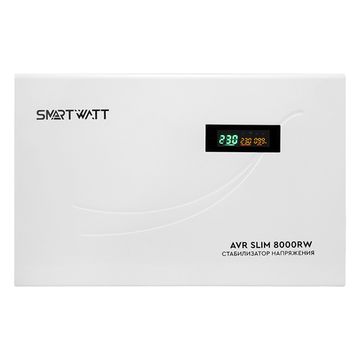 Настенный стабилизатор напряжения 8000 Вт SMARTWATT AVR SLIM 8000RW, фото №844814816