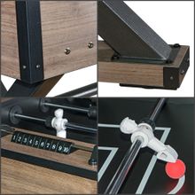 Настольный футбол (кикер) "Tournament Pro" (146 x 78 x 90 см, мореный дуб)