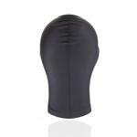 Черный текстильный шлем с прорезью для глаз и рта (Цвет: черный)