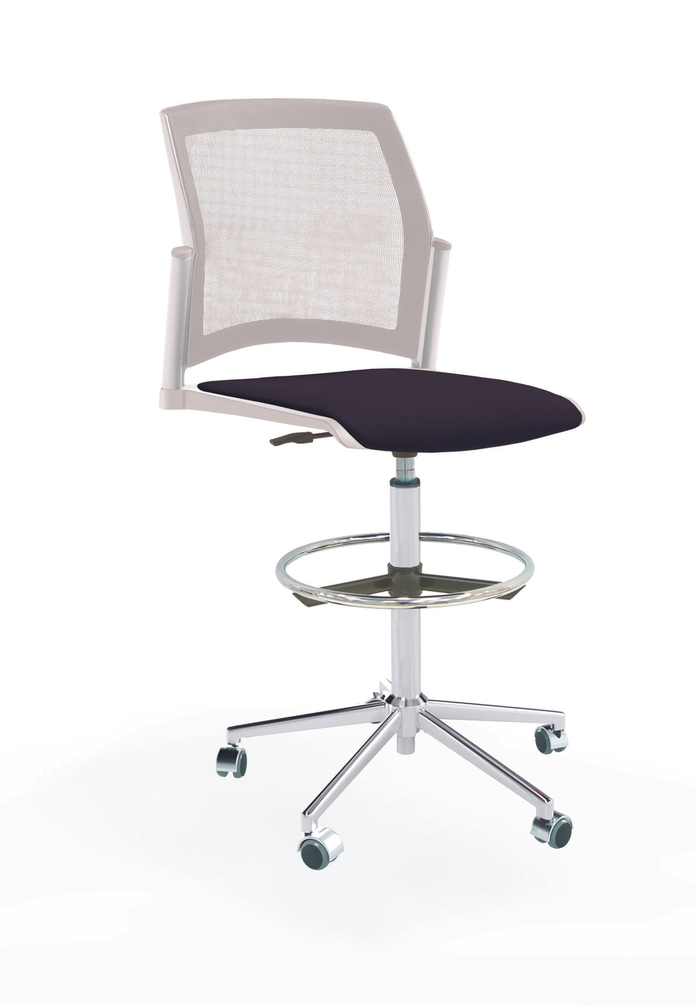 Rewind кресло кассира со спинкой-сеткой