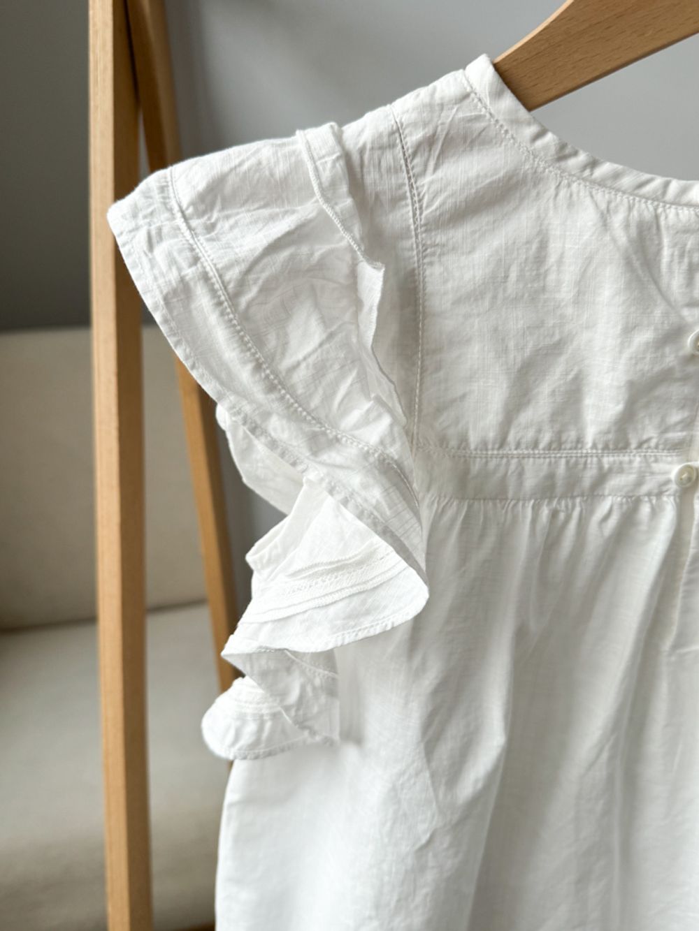 Хлопковая блузка Bonpoint, 140