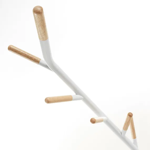 Напольная вешалка Bren 175 см белая