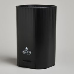 ПОДСТАВКА ДЛЯ НОЖЕЙ AGNESS С ТОЧИЛЬНЫМ КАМНЕМ 13,6*14,6*23 СМ