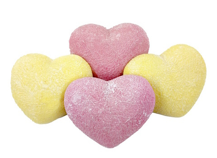 Зефир жевательный "Клубника-банан" Красный пищевик