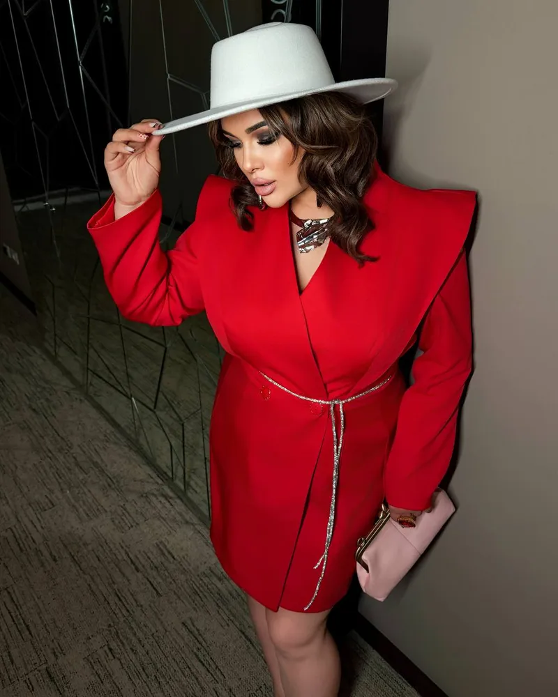 Платье-пиджак УК-7144-1 Фабрика Моды