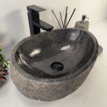 Раковина из речного камня RS-65256 45*32*16 0856