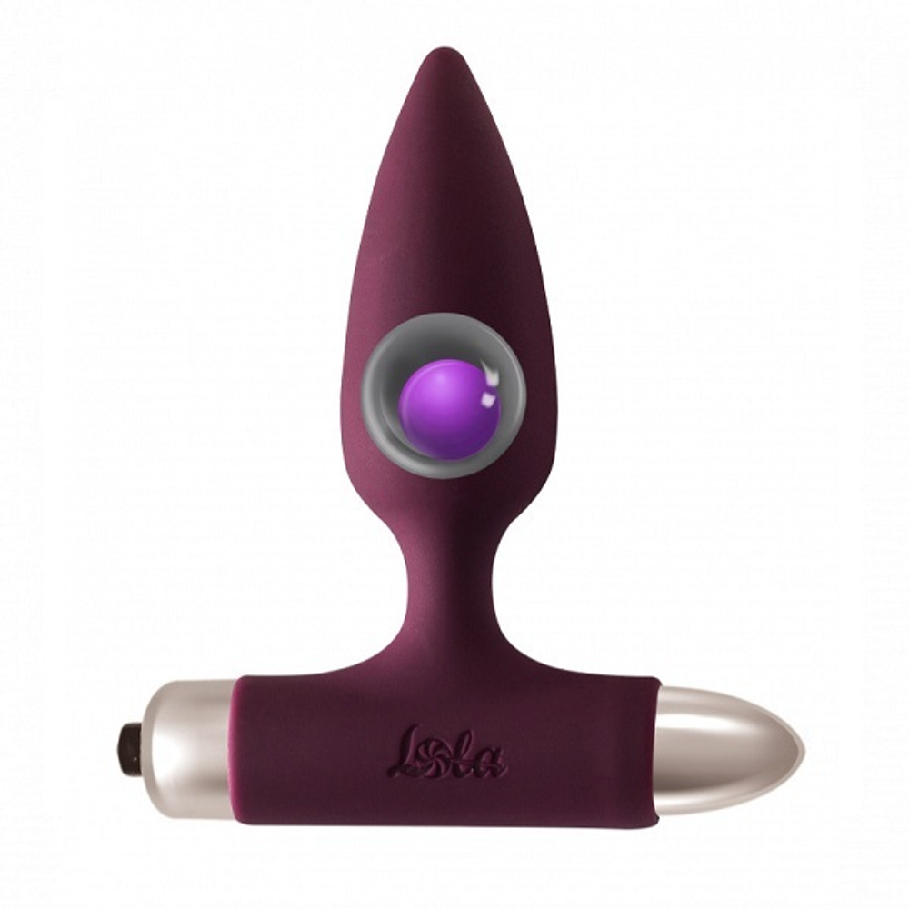 Анальный стимулятор 11см с вибрацией Lola Games Spice it up New Edition Glory Wine red 8015-03lola