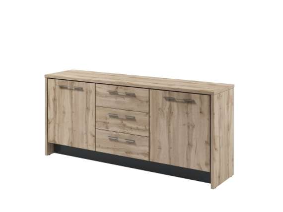 Тумба с двумя дверями и 3 ящиками 2200х520х970 T-13-01